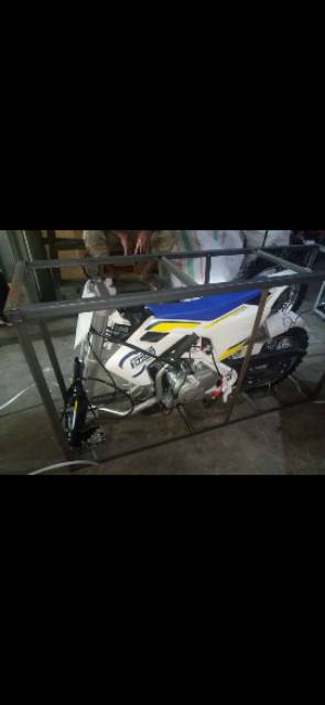 MOTOR MEDIUM TRAIL HUQYSVARNA 110CC MESIN 4 TAK~MOTOR MINI-MOTOR CROSS-MESIN HONDA-MAINAN MOTOR MINI