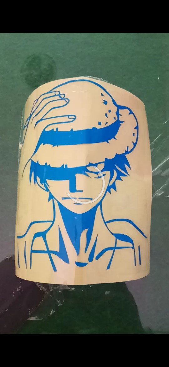 Stiker Cutting One Piece Untuk Leptop Mobil Motor Kaca Warna Hitam Biru Merah Putih