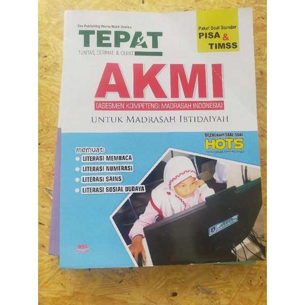 ORI buku TEPAT AKMI asesmen kompetensi madrasah Indonesia untuk mi penerbit wmg edisi terbaru