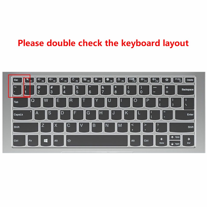 For 2019 13.3 Inches Lenovo Xiaoxin Pro I7i5 Soft Ultra-thin Silicone Laptop Keyboard Cover Protector
