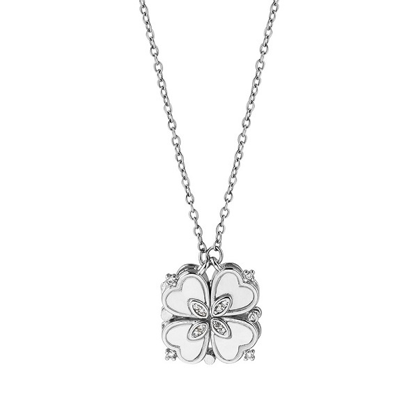 Four-leaf Clover Necklace Wear More Female Design Sense, High Sense of Personality Ins Tide Necklace