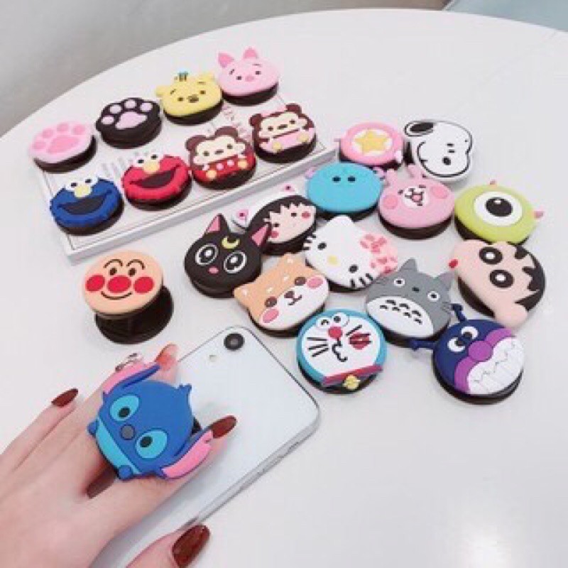 Pop Socket HP KARAKTER 3D Kartun cartoon &amp; BTS