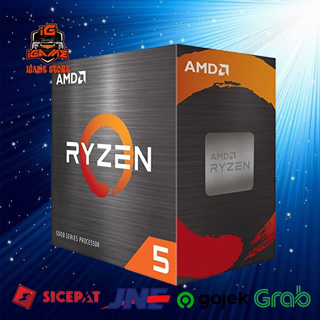 AMD Ryzen 5 5600X Zen 3 Vermeer 6 Core 12 Threads - AM4 Ryzen Terkini Qualitas NAMPOL GAN