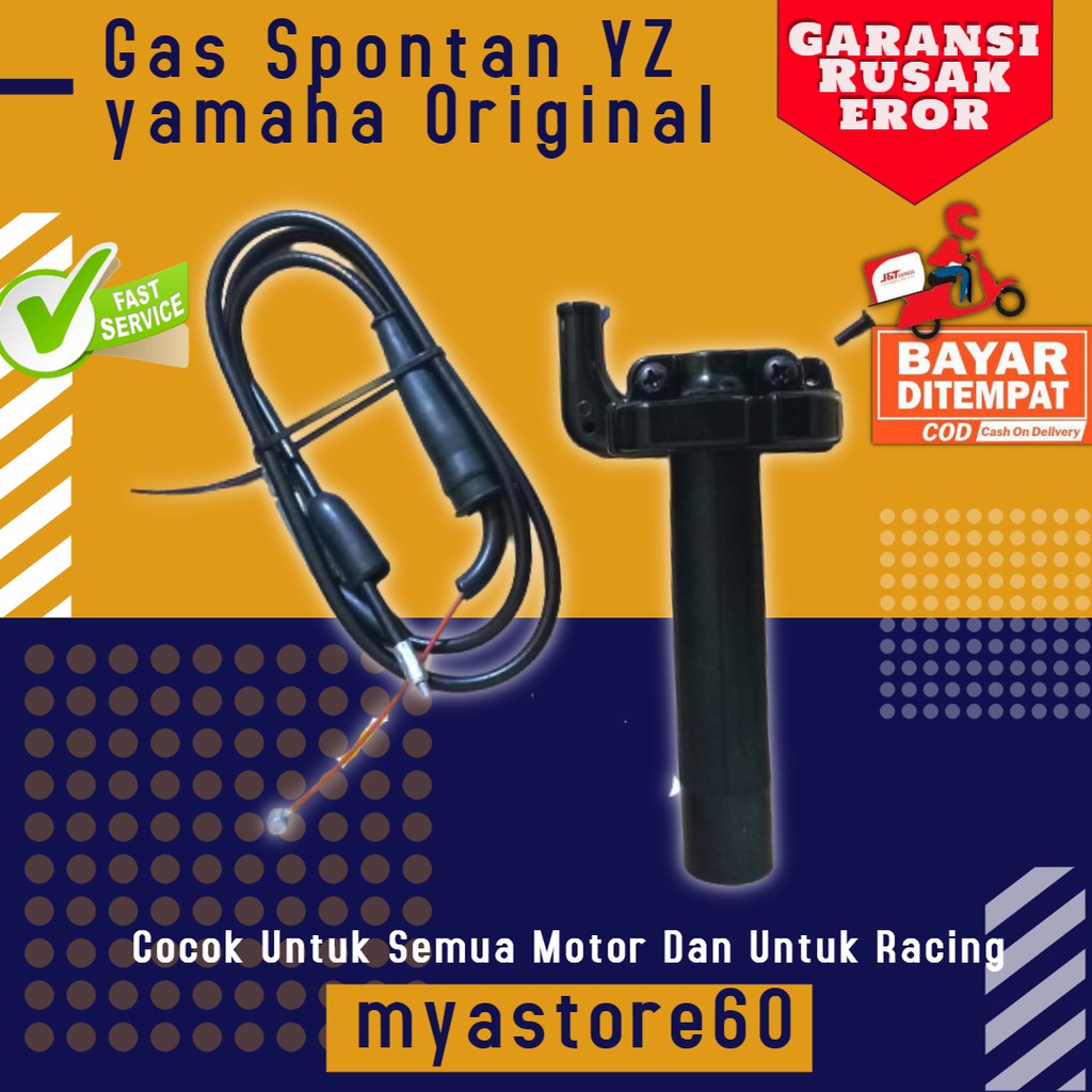 Gas Spontan YZ yamaha thailand / Selongsong Gas YZ yz ORIGINAL Aksesoris Variasi Dekorasi Motor