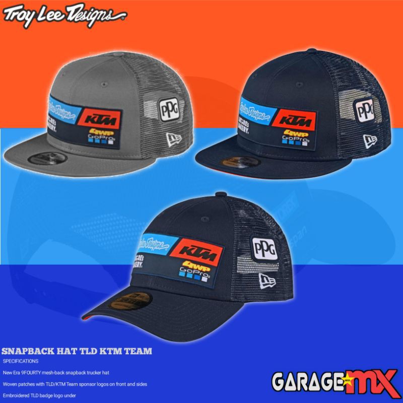 SNAPBACK TROYLEE DESIGN NEW ORIGINAL.TOPI TLD KTM GOPRO.TOPI TLD.TOPI KTM GOPRO.SNAPBACK KTM GOPRO