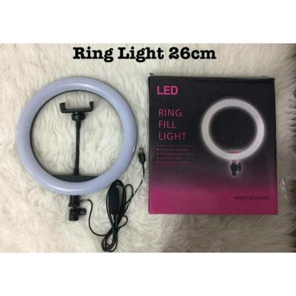 Paket RINGLIGHT 26CM + Tripod 2.1M Hp