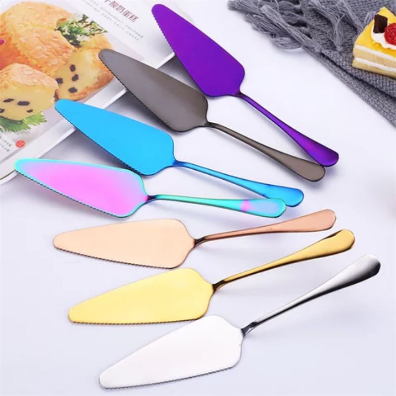 CAKE SERVER STAINLESS STEEL ORI CAKE SHOVEL PIZZA SERVER SENDOK PIZZA KUE TART