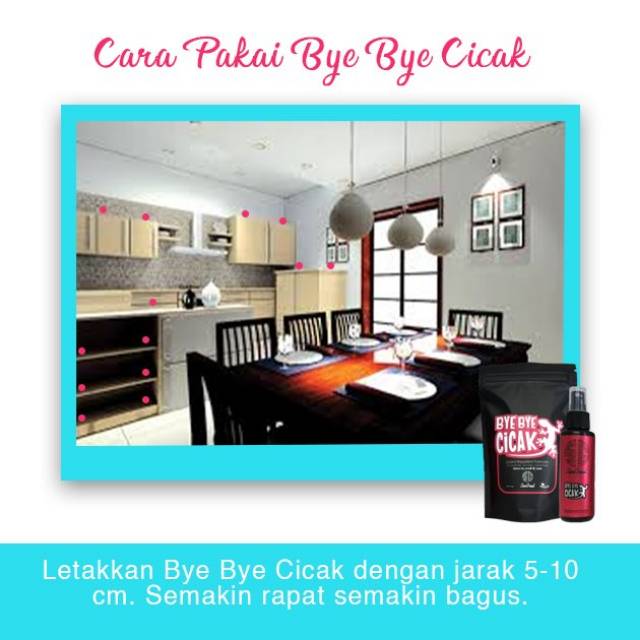 Semprotan cicak alat pengusir cicak spray non pestisida anti cicak Bye Bye Cicak 100 ml obat cicak alami herbal agar cicak pergi