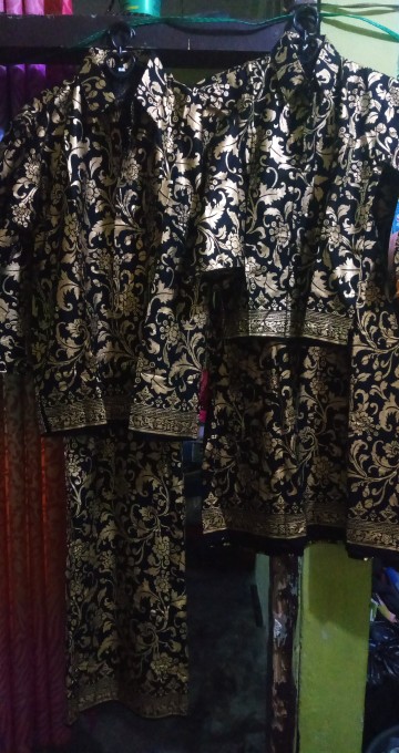 Batik Couple Keluarga Sania Ruffle Ori Ndoro Jowi Dnt Prada Bakung