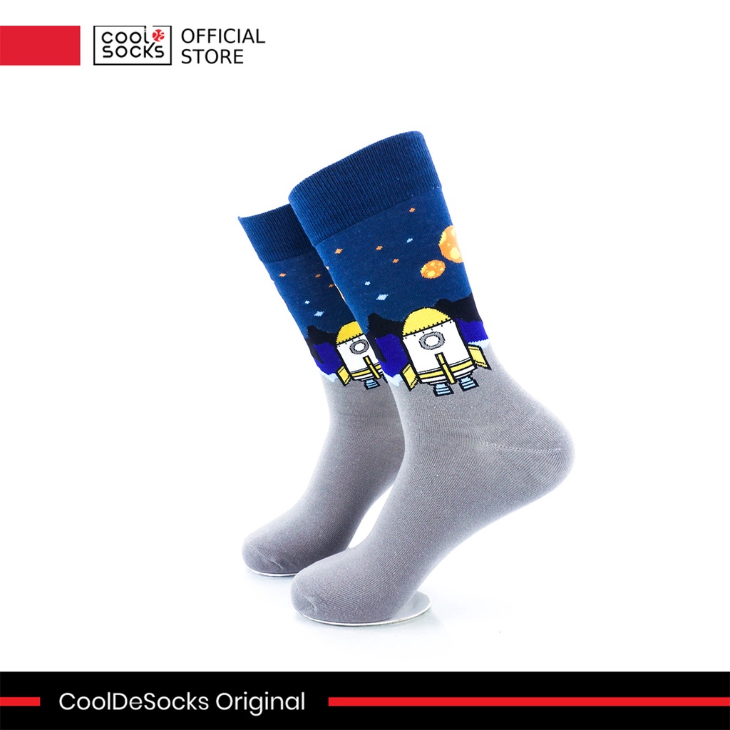 Kaos Kaki CoolDeSocks Original | Spaceship Landing