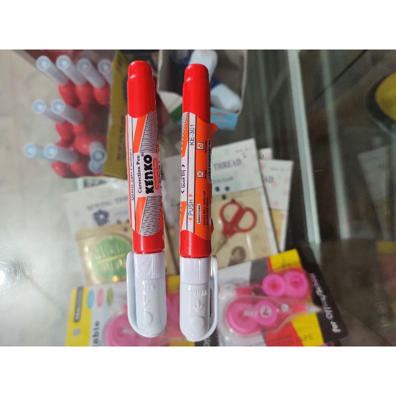 

correction pen kenko merah panjang