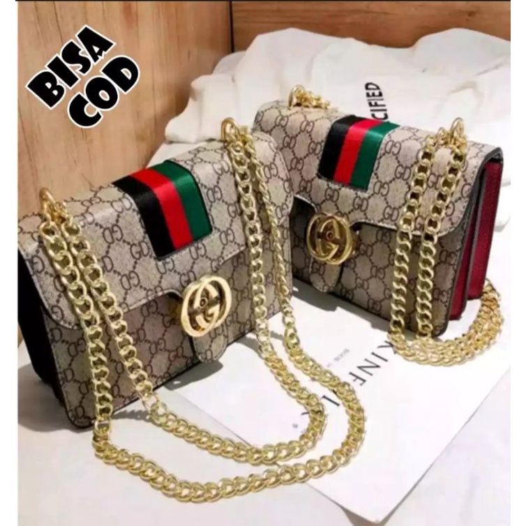 TAS CG terbaru simpel & mewah free rantai import