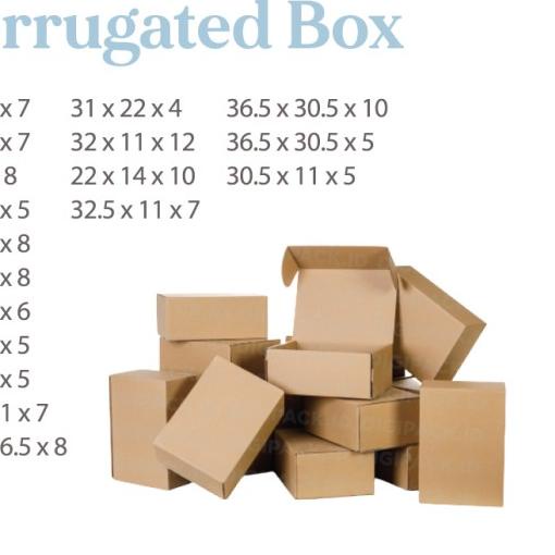 

✭ [Digipack] Brown Corrugated Box ID: 20 x 20 x 8 | Kotak | Kardus ♘