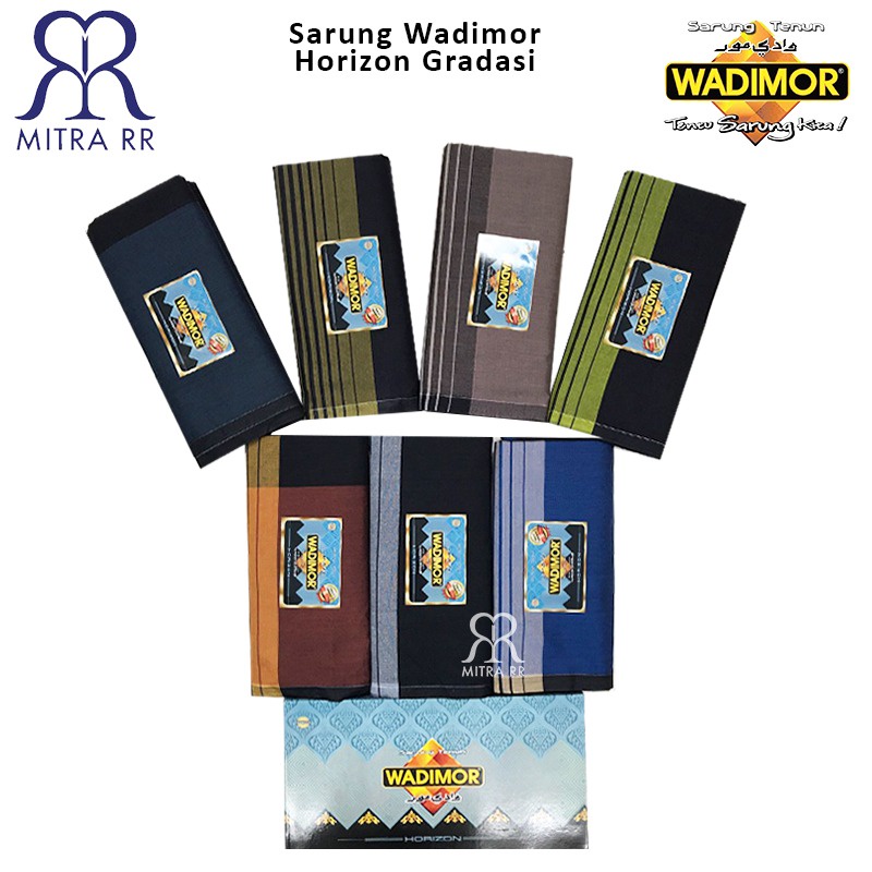 Sarung Wadimor Horizon Gradasi Sarung Tenun Dewasa Gradasi Warna Satuan / Grosir