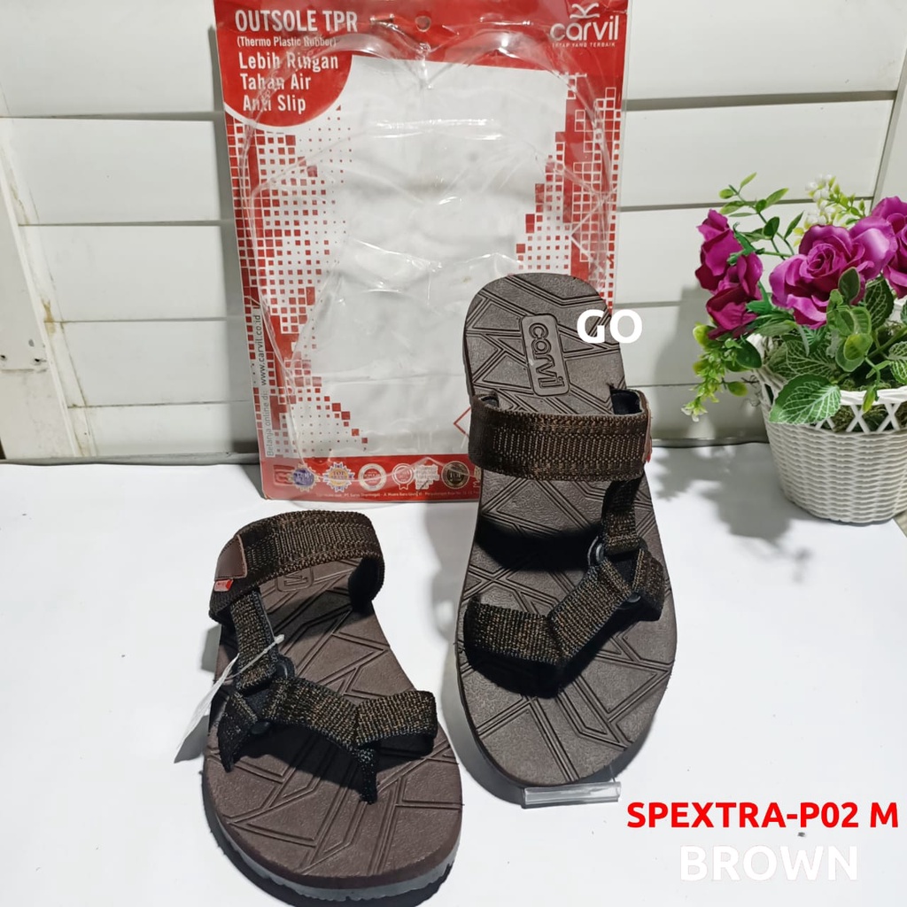 sogo CARVIL SPEXTRA P02-M Sandal Gunung Pria Dewasa Sepatu Slide Murah Sandal Distro Kekinian Original Carvil