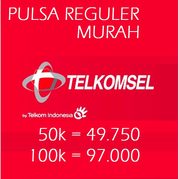 Pulsa Telkomsel 50k 100k Simpati As Flexi 50rb 100rb 50ribu 100ribu