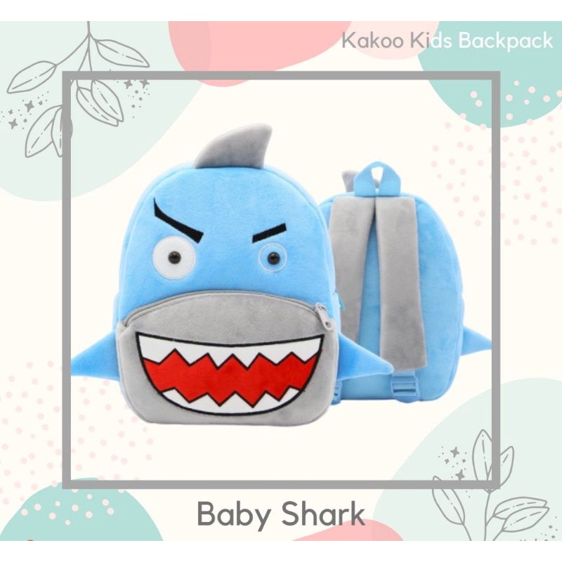 Tas anak karakter baby shark