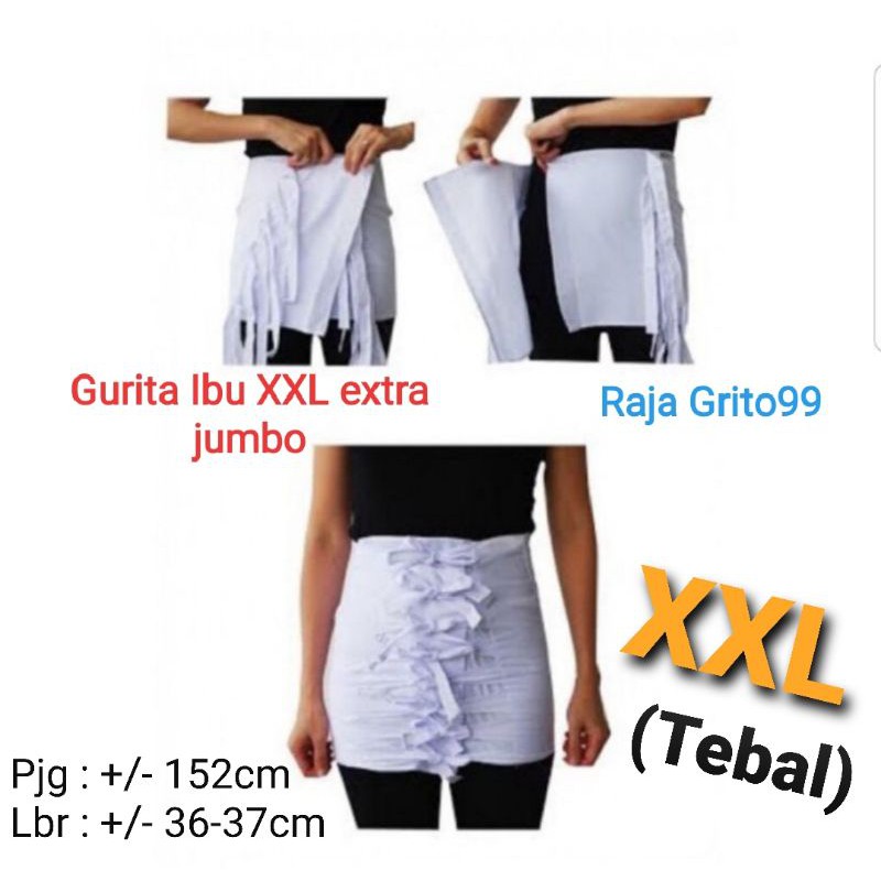 1 pcs Gurita ibu melahirkan Super JUMBO Super MAXI bhn Tebal BIG SIZE / grito ikat ibu EXTRA Jumbo / Gurita ibu XXL / Grita ibu Extra Jumbo MAX