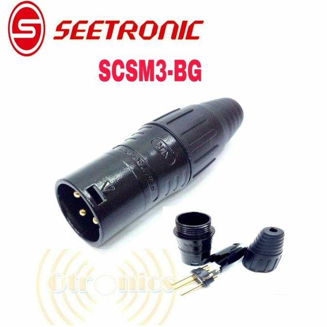 Jack Canon Seetronic SCSM3-BG otron1c5 Berkualitas