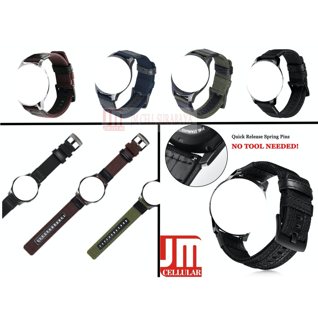 Tali Strap Woven Nylon Untuk Samsung Galaxy Watch 3 45mm / 41mm