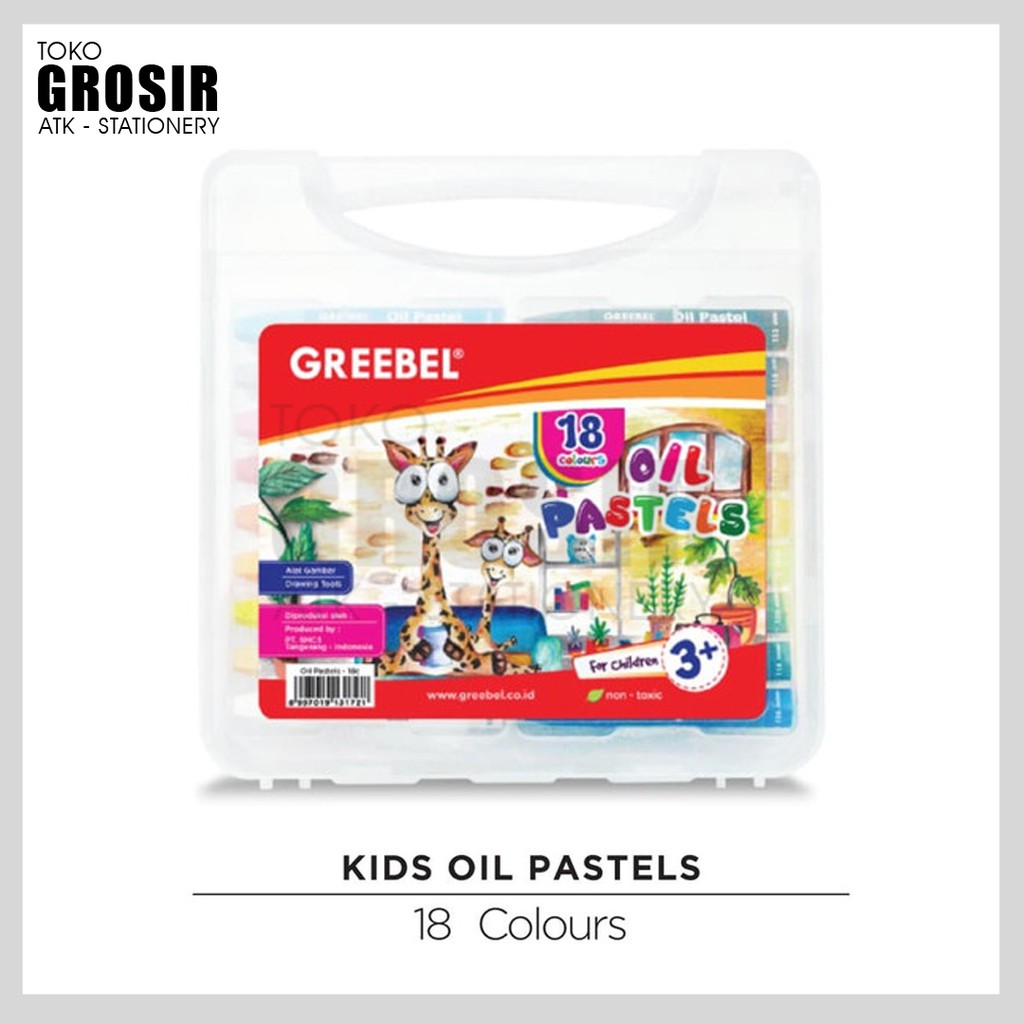 

CRAYON PASTEL GREEBEL (18 WARNA)