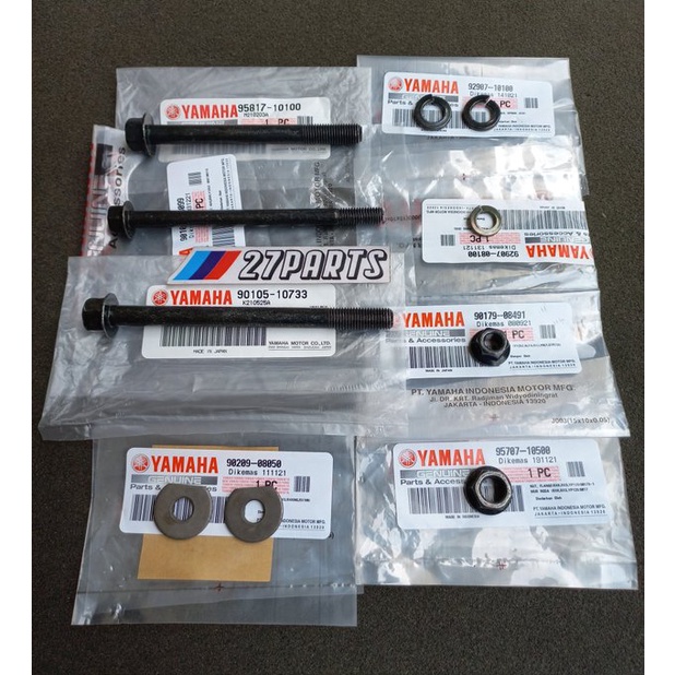 BAUT SET DUDUKAN MESIN RX KING BAUT MOUNTING YAMAHA RX KING ORIGINAL
