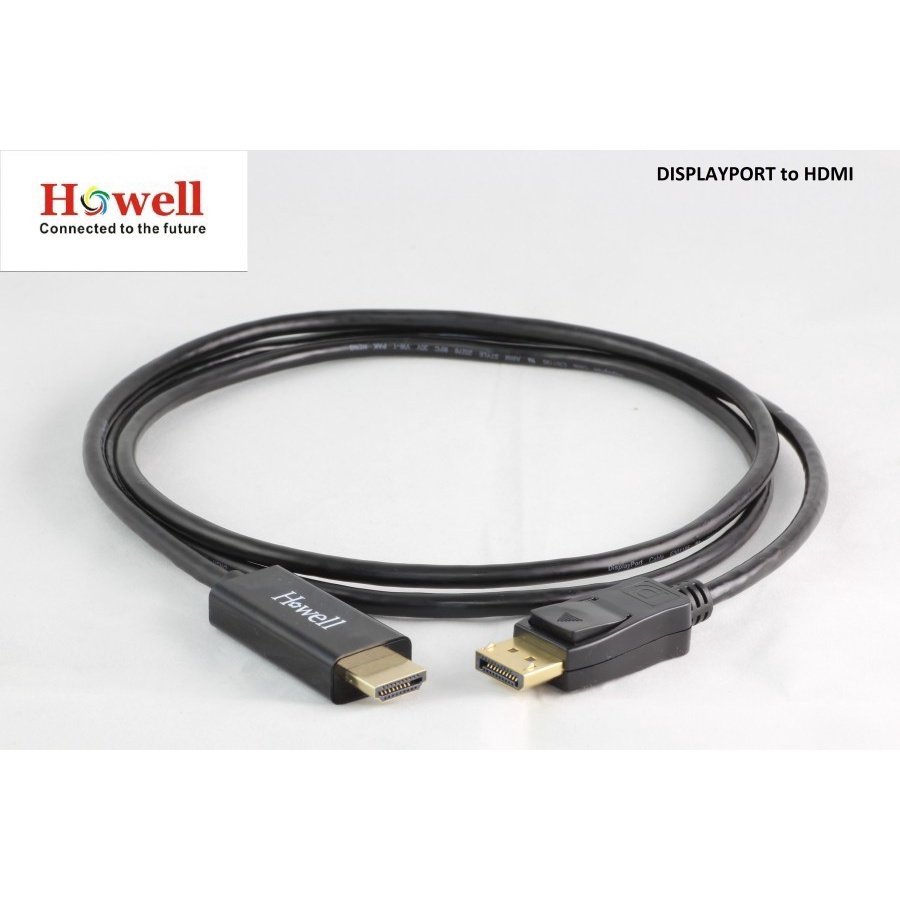 kabel Displayport To HDTV 2 Meter - Displayport To HDTV 2m Howell