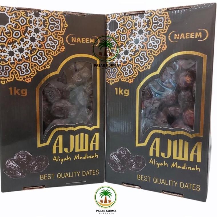 

[KODE LIZ9I] Kurma Ajwa 1kg Asli Madinah / Ajwa Asli Original Kurma Nabi Premium