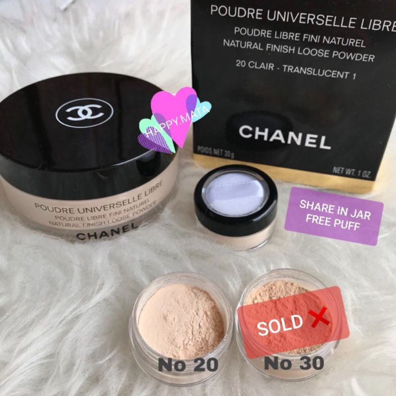 CHANEL POUDRE UNIVERSELLE LIBRELOOSE POWDER SHARE IN JAR