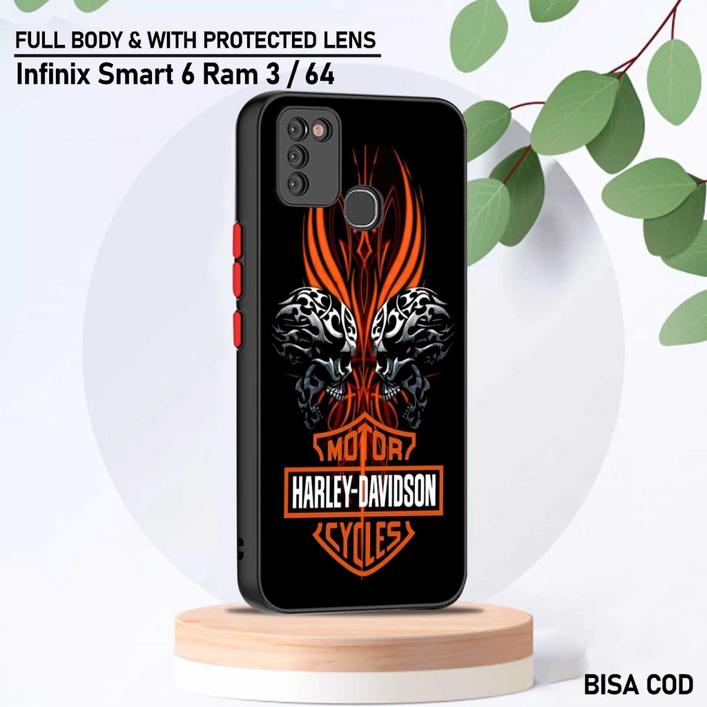 Case Infinix Smart 6 Ram 3 - Motif Case [ Mancase Keren 2 ] - Hardcase Infinix Smart 6 Ram 3 - Softc