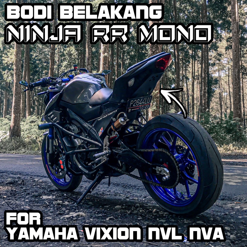 BODI BELAKANG ORIGINAL NINJA RR MONO / Z250SL UNTUK YAMAHA VIXION JENIS NVL/NVA