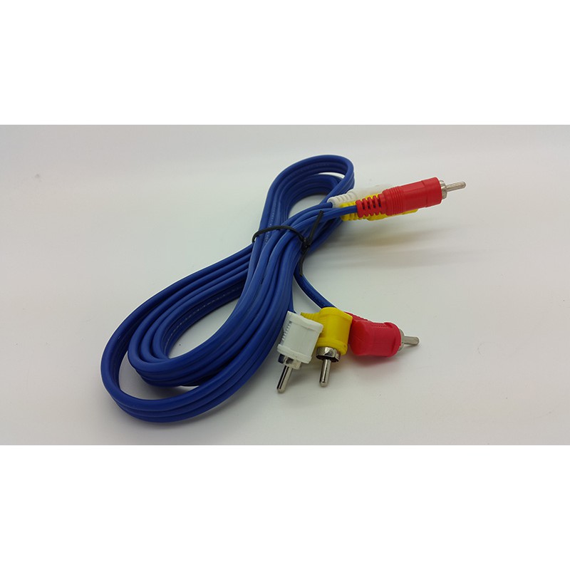 Kabel RCA 3 K 3 Male Merk KITANI ( Cable RCA ) Panjang 1.8m