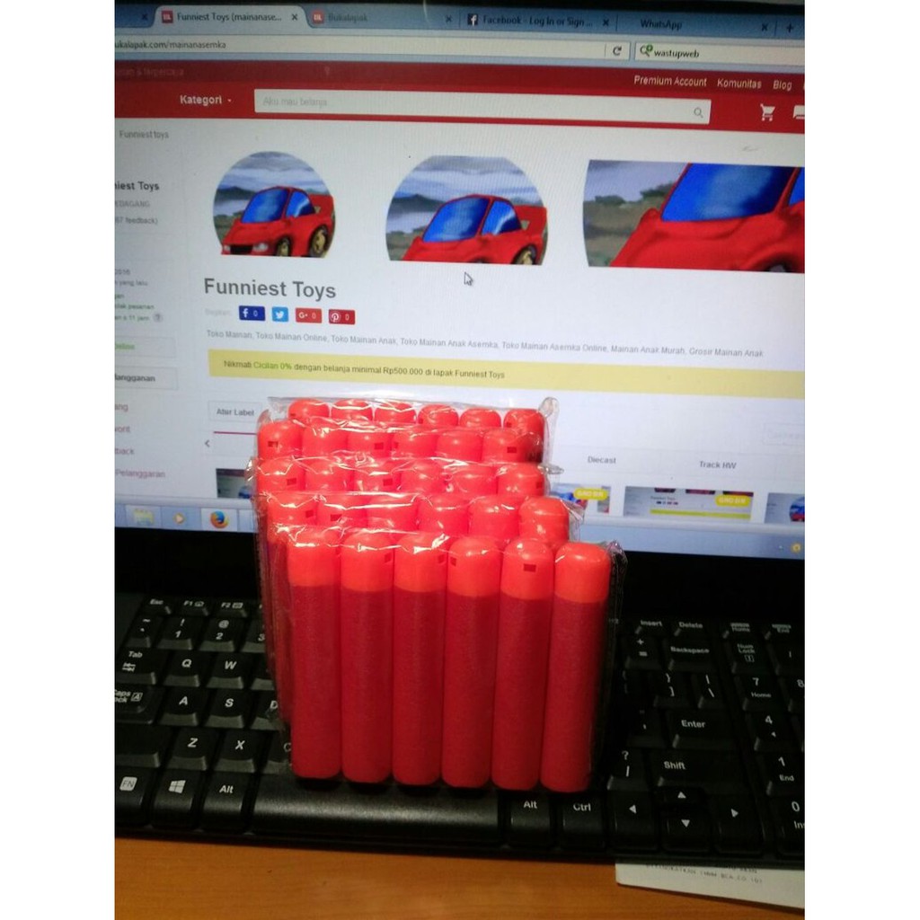 Jual (Satuan) Peluru Nerf Mega (bisa 