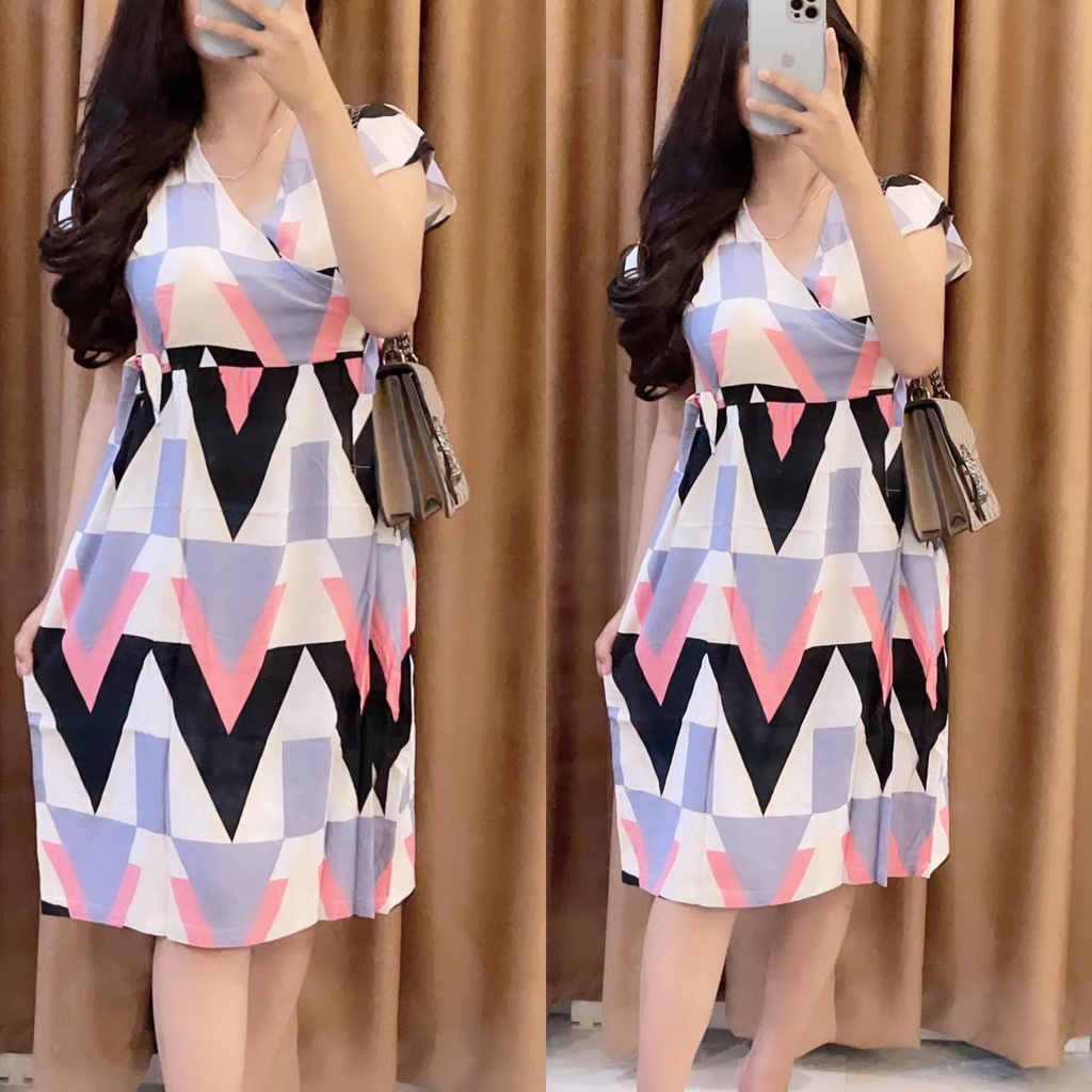 Baju tidur Daster kekinian kimono busui frendly bahan rayon adem-PINGKI