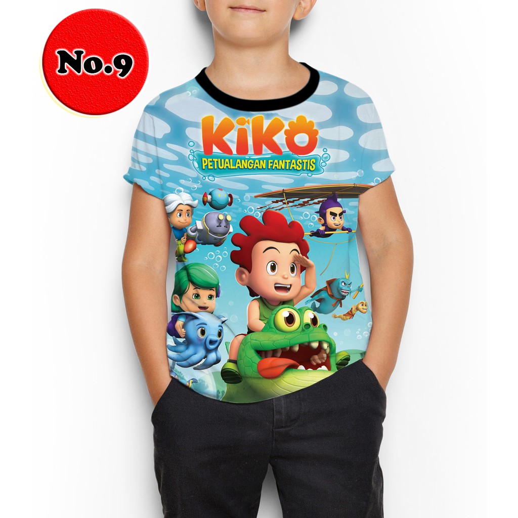 KAOS KIKO 9 SERIAL TV KARTUN ANAK BAJU ANAK