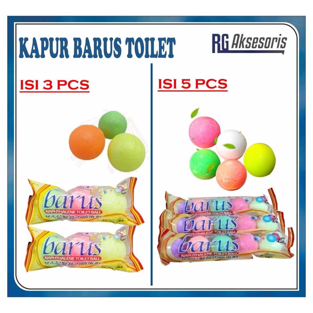 Jual KAPUR BARUS BOLA ISI ISI BALL BESAR KAMPER Colour Ball PENGHARUM LEMARI TOILET WC