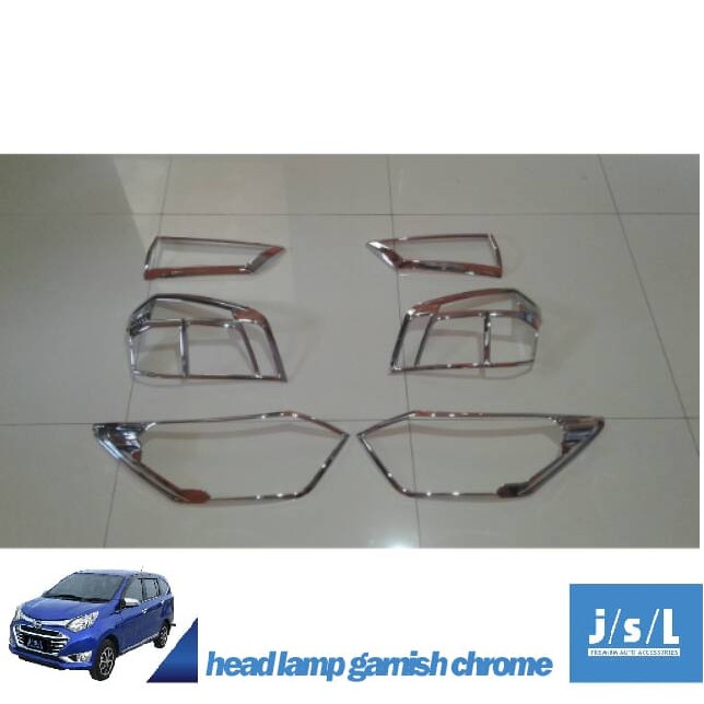 Garnish Lampu Depan Belakang Toyota Calya Daihatsu Sigra