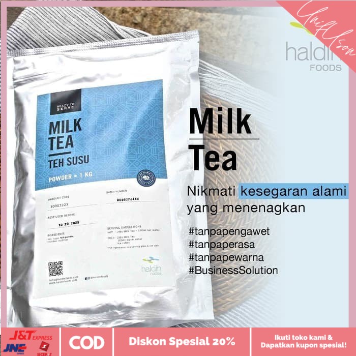 

⭐COD⭐ Teh susu bubuk ( Milk Tea powder ) -by haldin foods