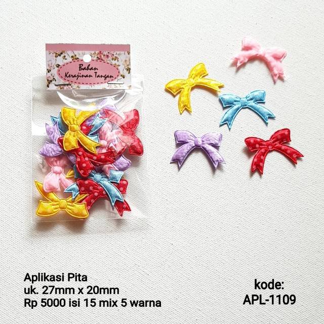 15 lembar Aplikasi Pita mix 5 warna