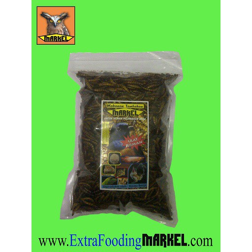 

Ulat Jerman Kering Utuh 450gr Refill