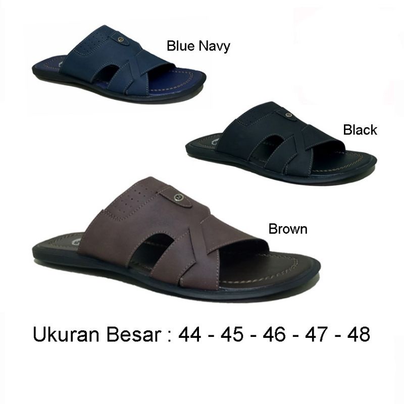 sandal kulit big size sandal formil/santai