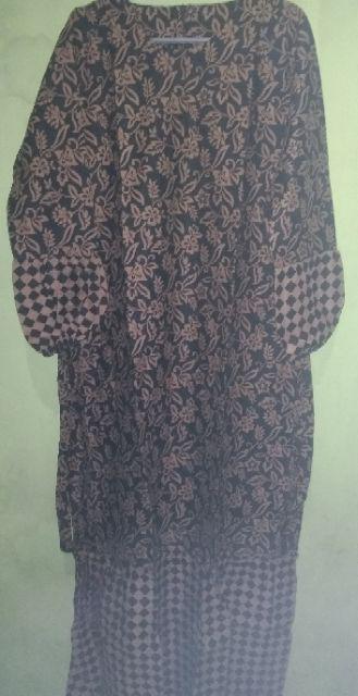 Gamis Batik Lawasan Jumbo Ld 108-110cm