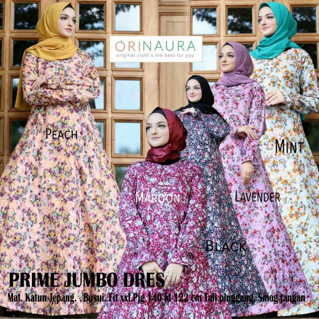 Prime jumbo dress ori naura