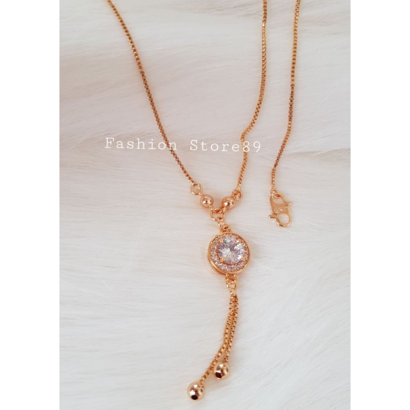 Kalung juntai Fashion import permata Xuping fashion