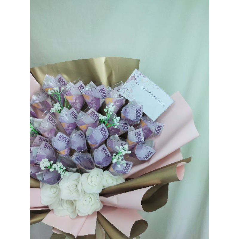 Money Bouquet / Buket Uang / Buket Uang Jumbo/ Buket Hadiah Wisuda