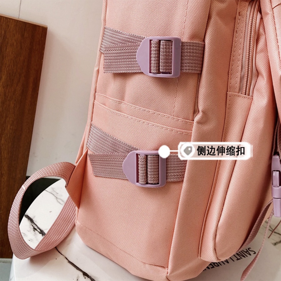 MURMURE.ID | TAS RANSEL IMPORT WANITA  ALA KOREA BACKPACK IMPORT TAS SEKOLAH KULIAH KERJA REMAJA-7