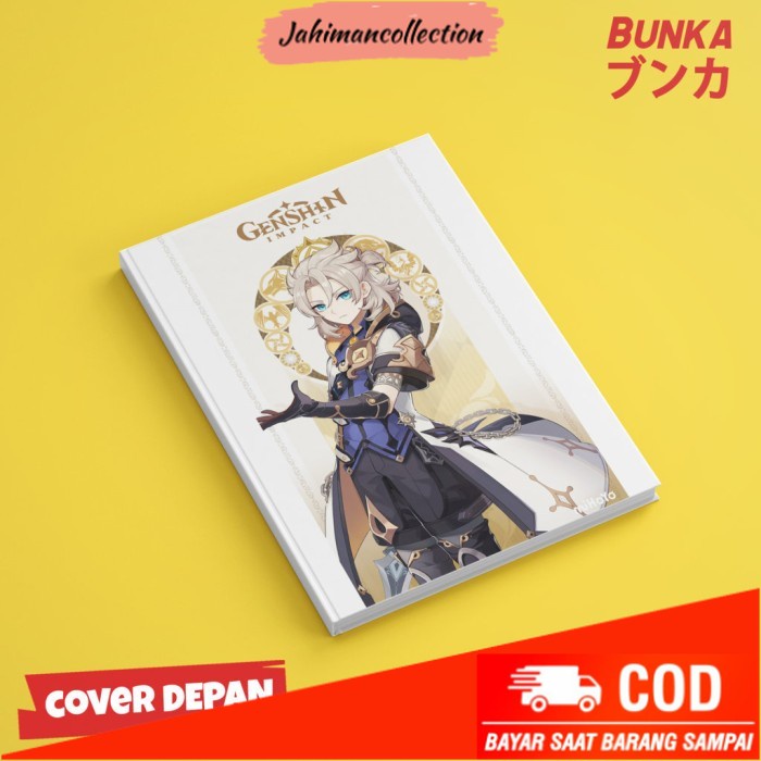 

✨ BISA COD ✨ Notebook Game Genshin Impact Albedo Hardcover A5 Agenda Planner Jurnal
