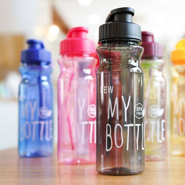 MY BOTTLE KLIP WARNA BOTOL MINUM 500 ML DENGAN TALI MY BOTTLE MURAH MY BOTTLE WARNA TALI MODEL KLIP TUTUP CLIP