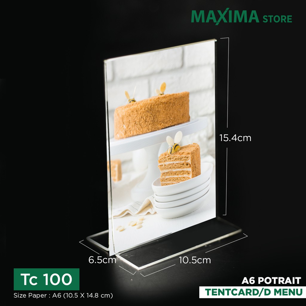 

tentcard acrylic / tentcard acrylic a6 / display brosur