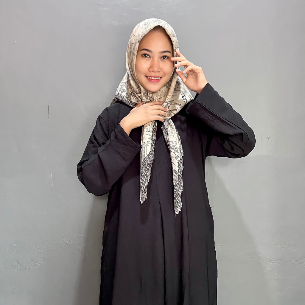 ABAYA CRINKLE GHUZEL DRESS POLOS ORIGINAL MOIBE CLOTHING/abaya polos/abaya turki/abaya arab/abaya hitam